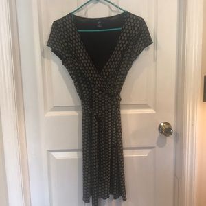 Gap Stretch Wrap Dress